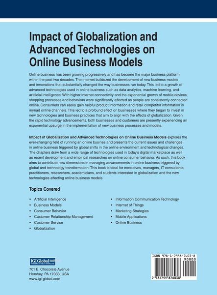 Produktbild: Impact of Globalization and Advanced Technologies on Online Business Models