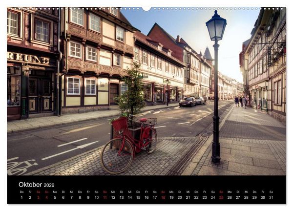 Produktbild: Fachwerk - wie aus einer anderen Zeit (hochwertiger Premium Wandkalender 2026 DIN A2 quer), Kunstdruck in Hochglanz