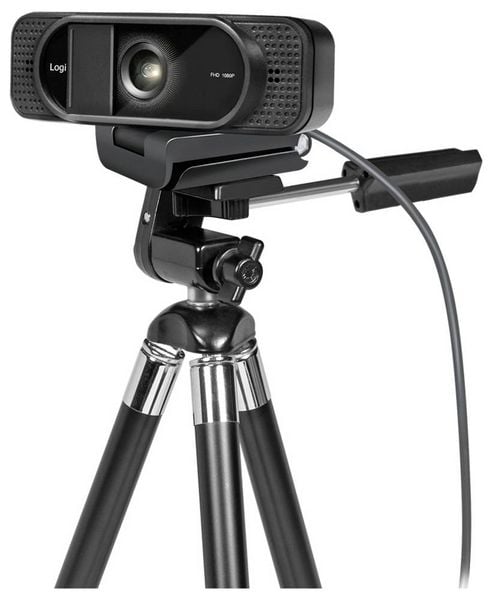 Produktbild: LogiLink UA0381 Full HD-Webcam Klemm-Halterung, Mikrofon