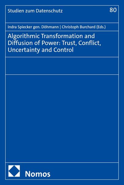 Produktbild: Algorithmic Transformation and Diffusion of Power: Trust, Conflict, Uncertainty and Control