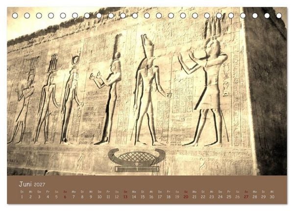Produktbild: &Auml;gypten Nostalgie & Antike 2027 (Tischkalender 2027 DIN A5 quer), CALVENDO Monatskalender