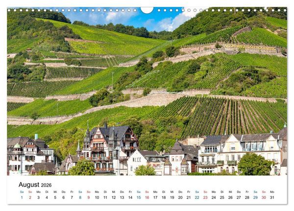 Produktbild: Rheingau - Rhein Riesling Kultur (Wandkalender 2026 DIN A3 quer), CALVENDO Monatskalender