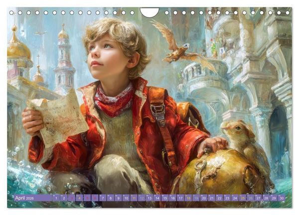 Produktbild: Kinderwelten - Realit&auml;t trifft Traum (Wandkalender 2026 DIN A4 quer), CALVENDO Monatskalender
