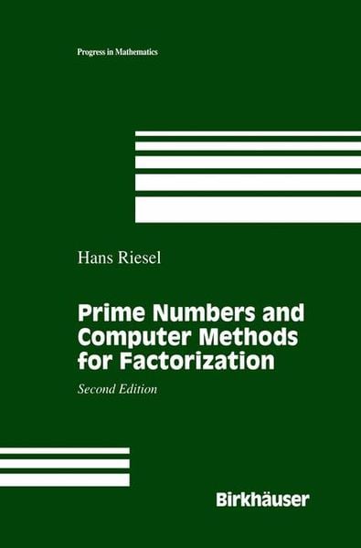Produktbild: Prime Numbers and Computer Methods for Factorization