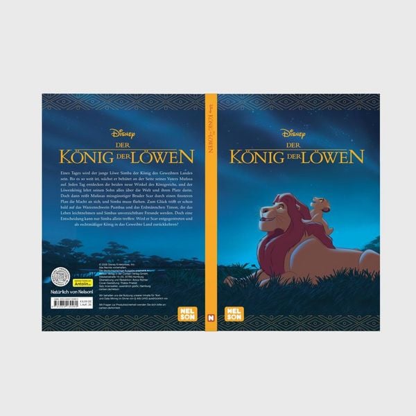 Produktbild: Disney Filmbuch zum Vorlesen: K&ouml;nig der L&ouml;wen Das Buch zum Film