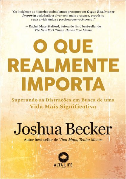 Produktbild: O que realmente importa