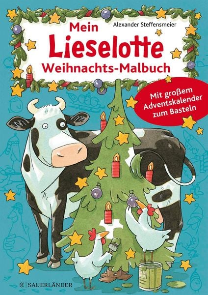 Produktbild: Mein Lieselotte Weihnachts-Malbuch