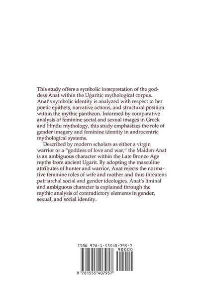 Produktbild: The Goddess Anat in Ugaritic Myth