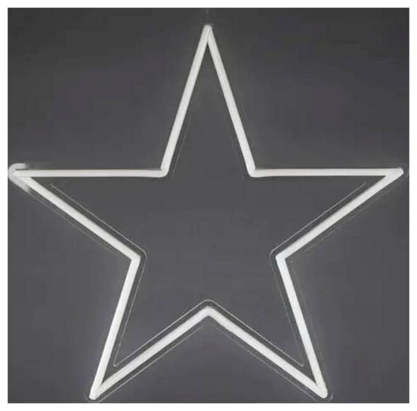 Produktbild: Konstsmide 2108-103 LED-Weihnachtsstern Stern Warmwei&szlig; LED Klar, Transparent