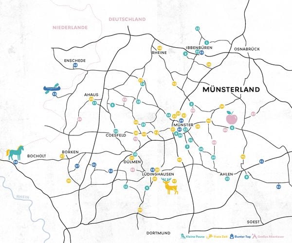 Produktbild: Gl&uuml;ckszeit f&uuml;r Familien - M&uuml;nsterland