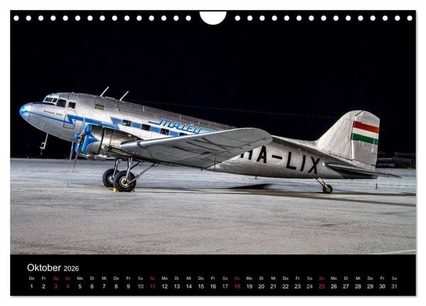 Produktbild: Sch&ouml;nheit der Flugzeuge (Wandkalender 2026 DIN A4 quer), CALVENDO Monatskalender