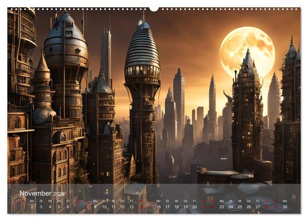Produktbild: Epische Aussichten (hochwertiger Premium Wandkalender 2026 DIN A2 quer), Kunstdruck in Hochglanz