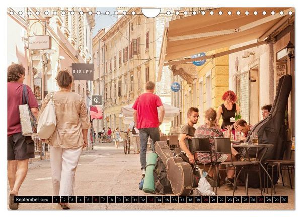 Produktbild: Pula Street (Wandkalender 2026 DIN A4 quer), CALVENDO Monatskalender