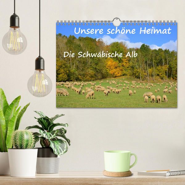 Produktbild: Unsere sch&ouml;ne Heimat - Die Schw&auml;bische Alb (Wandkalender 2026 DIN A4 quer), CALVENDO Monatskalender