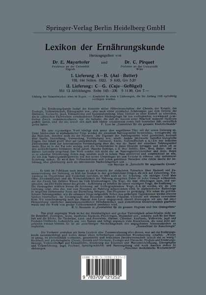 Produktbild: Lexikon der Ern&auml;hrungskunde