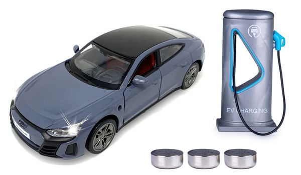 Produktbild: Audi RS e-tron GT Diecast 1:36 grau inkl. Knopfzellen