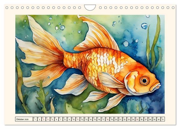 Produktbild: Geheimnisvolle Unterwasserwelten (Wandkalender 2026 DIN A4 quer), CALVENDO Monatskalender