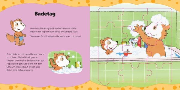 Produktbild: Bobo Siebenschl&auml;fer Puzzlebuch f&uuml;r Kinder ab 3 Jahren