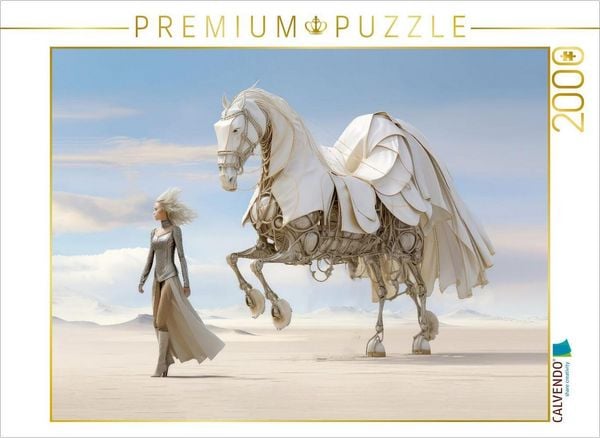Produktbild: CALVENDO Puzzle Surrealismus trifft Pferdefans | 2000 Teile Lege-Gr&ouml;&szlig;e 90x67cm Foto-Puzzle f&uuml;r gl&uuml;ckliche Stunden