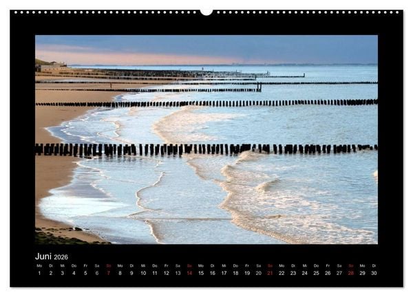 Produktbild: An der Nordsee (hochwertiger Premium Wandkalender 2026 DIN A2 quer), Kunstdruck in Hochglanz