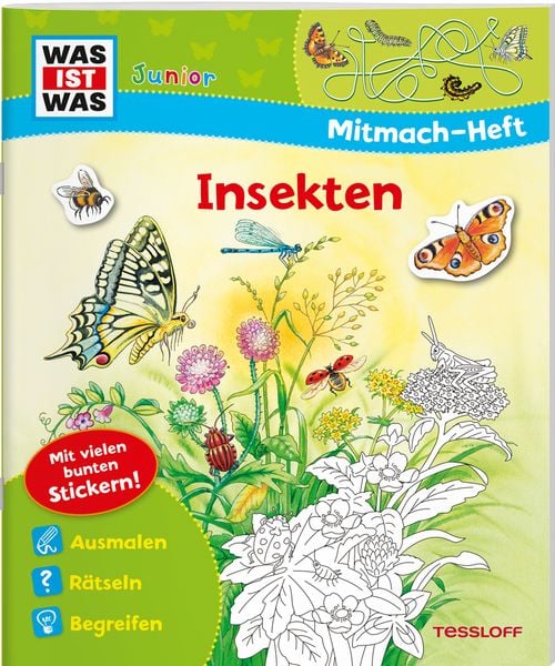 Produktbild: WAS IST WAS Junior Mitmach-Heft. Insekten