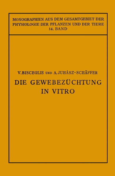 Produktbild: Die Gewebez&uuml;chtung in Vitro