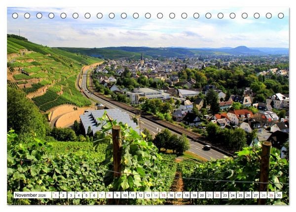 Produktbild: Sehenswertes Ahrtal - Von Altenahr bis Bad Neuenahr (Tischkalender 2026 DIN A5 quer), CALVENDO Monatskalender