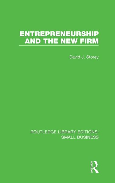 Produktbild: Entrepreneurship and the New Firm