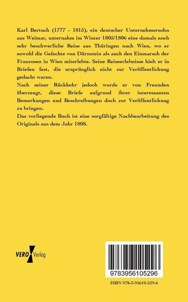 Produktbild: Bemerkungen auf einer Reise aus Th&uuml;ringen nach Wien