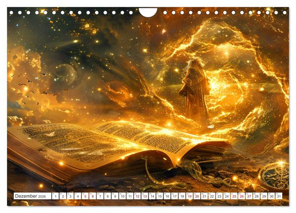 Produktbild: Welten zwischen den Zeilen - B&uuml;cher, die Tr&auml;ume wecken (Wandkalender 2026 DIN A4 quer), CALVENDO Monatskalender
