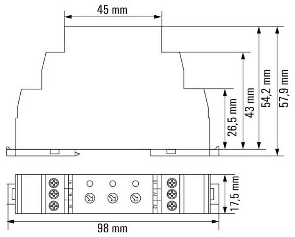 Produktbild: Weidm&uuml;ller 2496190000 ITS 24-240VUC 1CO M7C Zeitrelais f&uuml;r Frontaufbau 1 St.