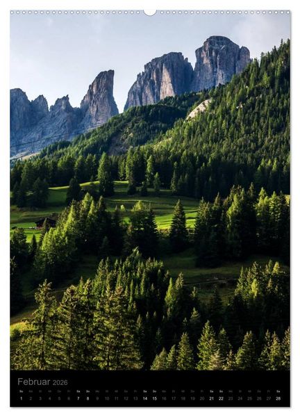 Produktbild: Tirol - Faszination Gebirge (Wandkalender 2026 DIN A2 hoch), CALVENDO Monatskalender
