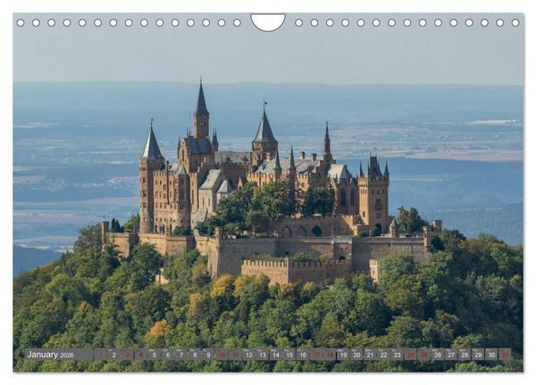 Produktbild: Castles from South Germany (Wall Calendar 2026 DIN A4 landscape), CALVENDO 12 Month Wall Calendar