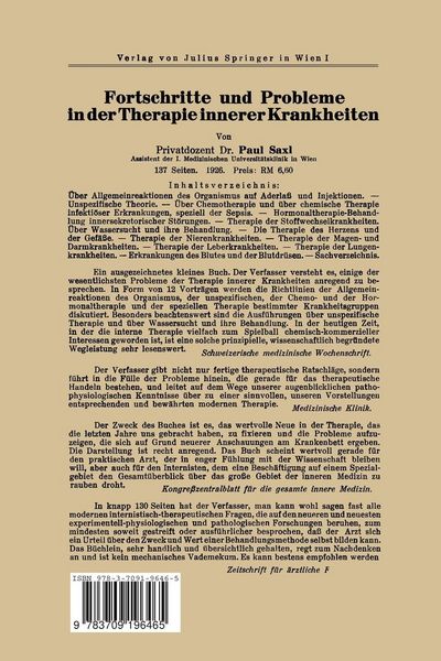 Produktbild: Die Septischen Erkrankungen in der Inneren Medizin