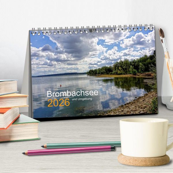 Produktbild: Brombachsee und Umgebung (Tischkalender 2026 DIN A5 quer), CALVENDO Monatskalender