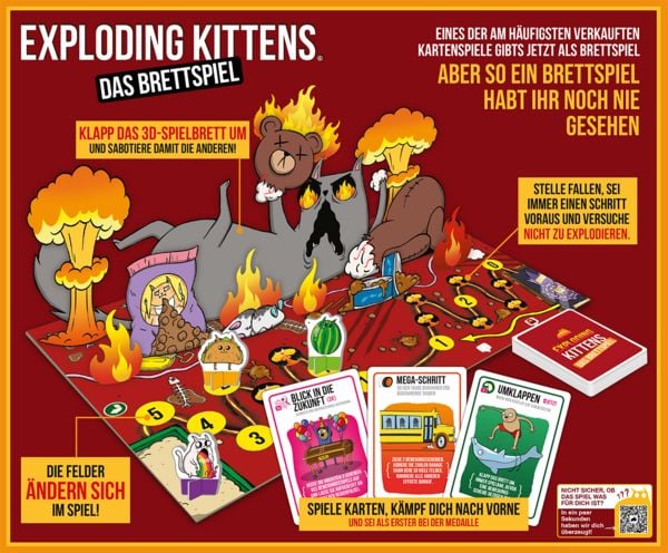 Produktbild: Exploding Kittens:Das Brettspiel