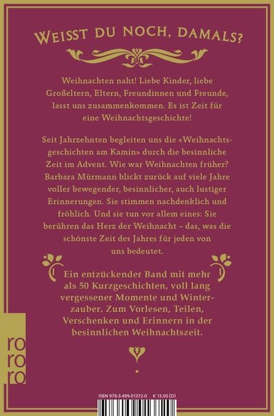 Produktbild: Erz&auml;hl mir, wie es fr&uuml;her war &ndash; die sch&ouml;nsten Weihnachtsgeschichten am Kamin