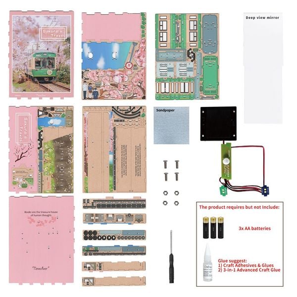 Produktbild: Book Nook DIY B&uuml;cherecke Sakura's Travel