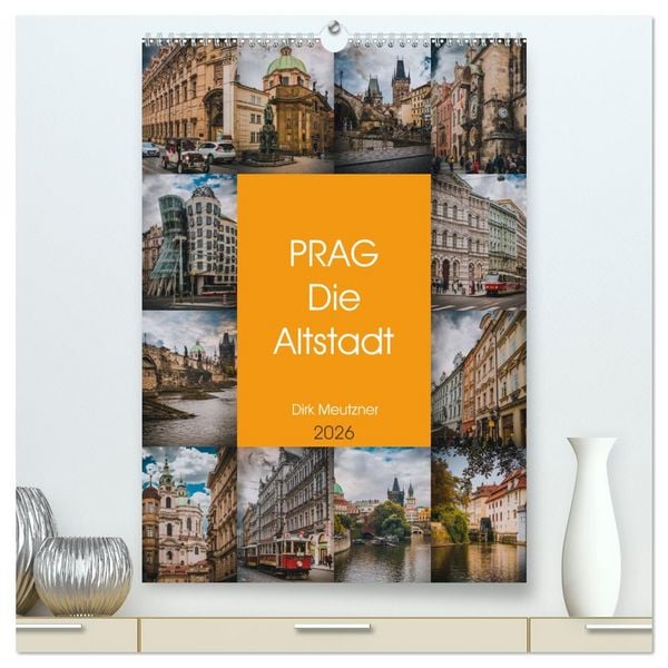 Produktbild: Prag - Die Altstadt (hochwertiger Premium Wandkalender 2026 DIN A2 hoch), Kunstdruck in Hochglanz