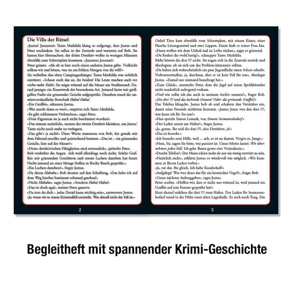 Produktbild: Krimipuzzle Die drei ??? Die Villa der R&auml;tsel