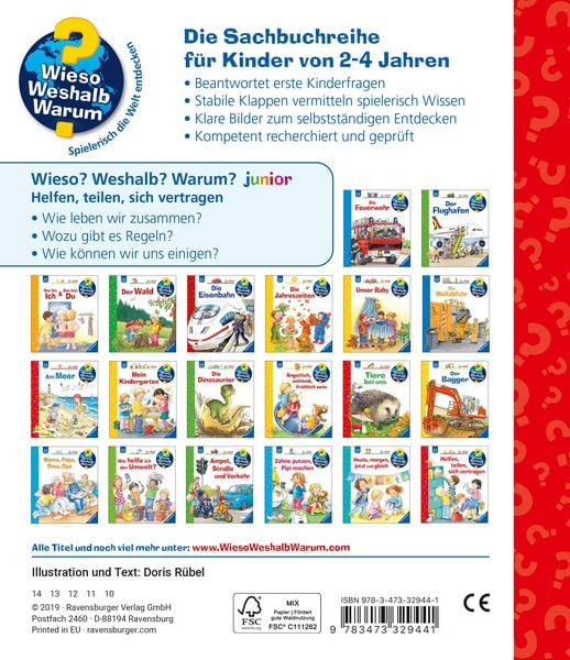 Produktbild: Wieso? Weshalb? Warum? junior, Band 66 - Helfen, teilen, sich vertragen