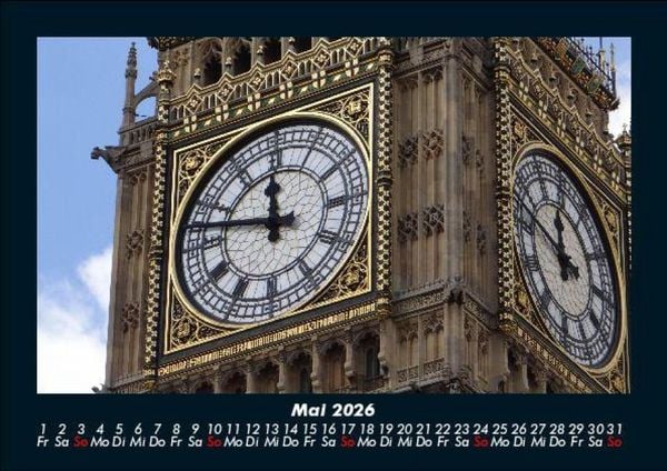 Produktbild: London - Impressionen 2026 Fotokalender DIN A5