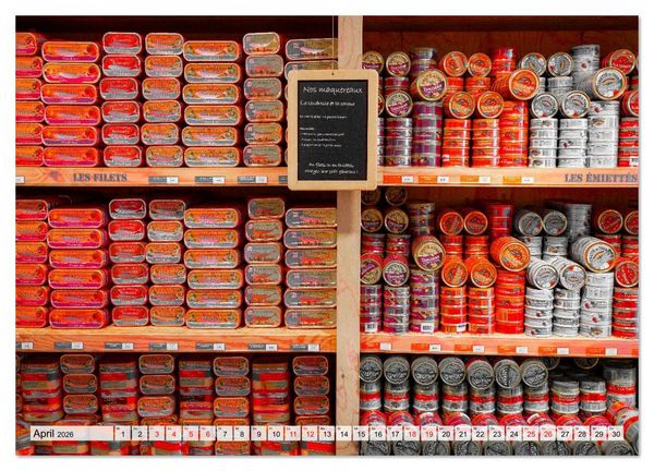 Produktbild: DIE FARBE ROT (hochwertiger Premium Wandkalender 2026 DIN A2 quer), Kunstdruck in Hochglanz