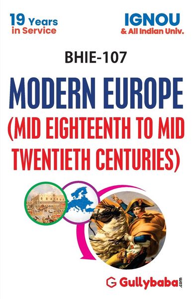 Produktbild: BHIE-107 Modern Europe (Mid Eighteenth to Mid Twentieth Centuries)