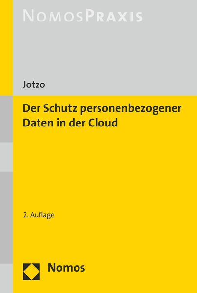 Produktbild: Der Schutz personenbezogener Daten in der Cloud