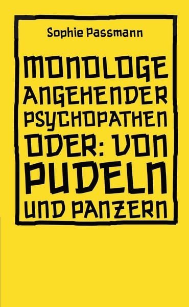 Produktbild: Monologe angehender Psychopathen
