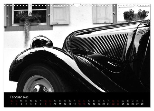 Produktbild: Citro&euml;n 11 CV Traction Avant in schwarzweiss (Wandkalender 2025 DIN A3 quer), CALVENDO Monatskalender