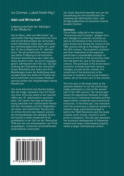 Produktbild: Adel und Wirtschaft