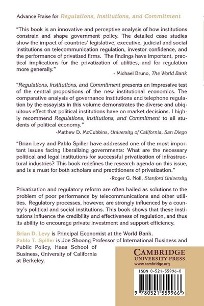 Produktbild: Regulations, Institutions, and Commitment