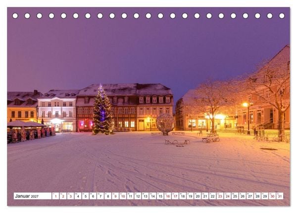 Produktbild: Waren M&uuml;ritz, nach Sonnenuntergang (Tischkalender 2027 DIN A5 quer), CALVENDO Monatskalender